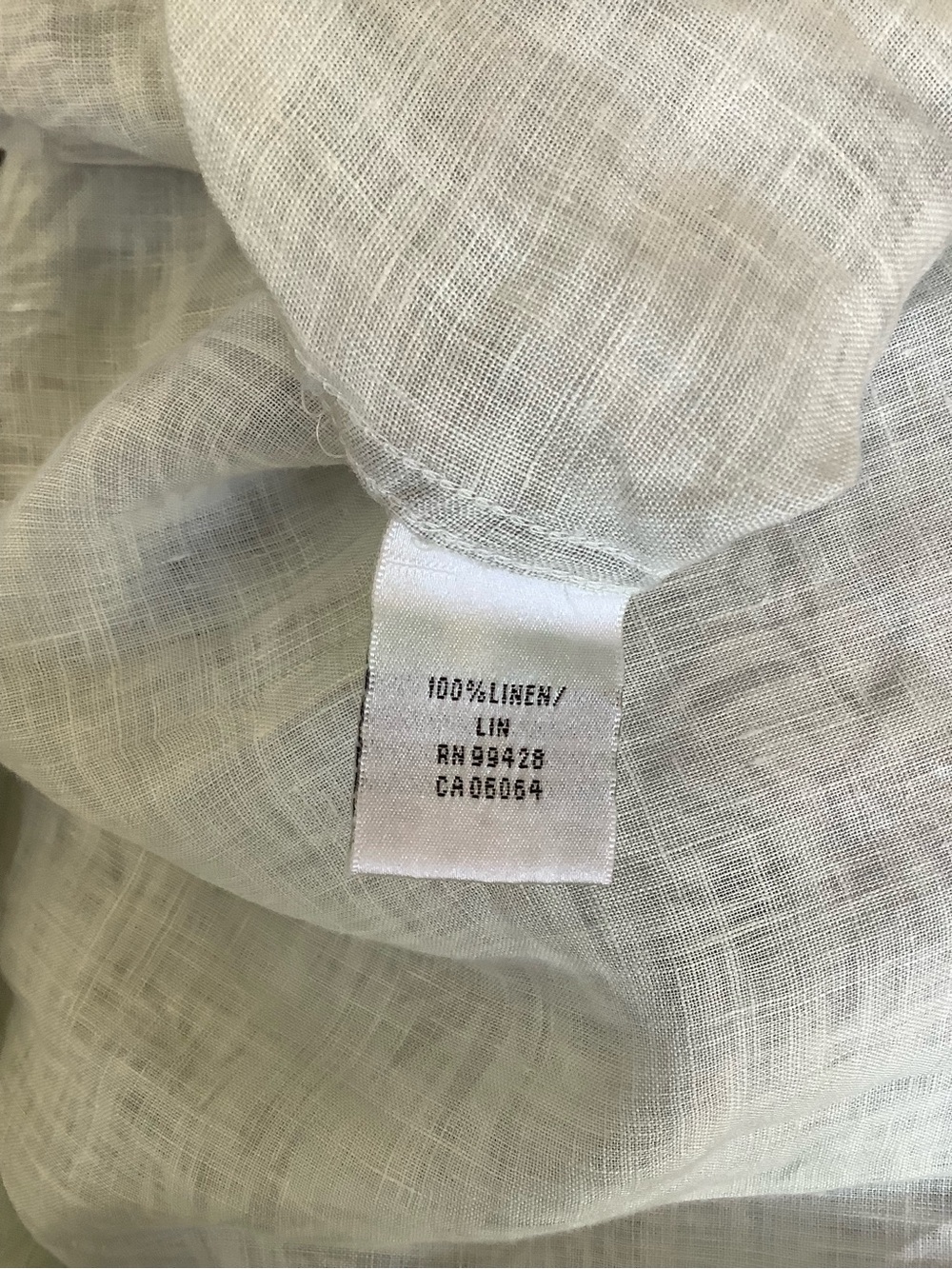 Bugatchi Men's Shaped Fit Button Down Shirt White Light Gray Palm Print Size - Picture 5 of 11